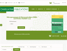 Tablet Screenshot of charulathapublications.com